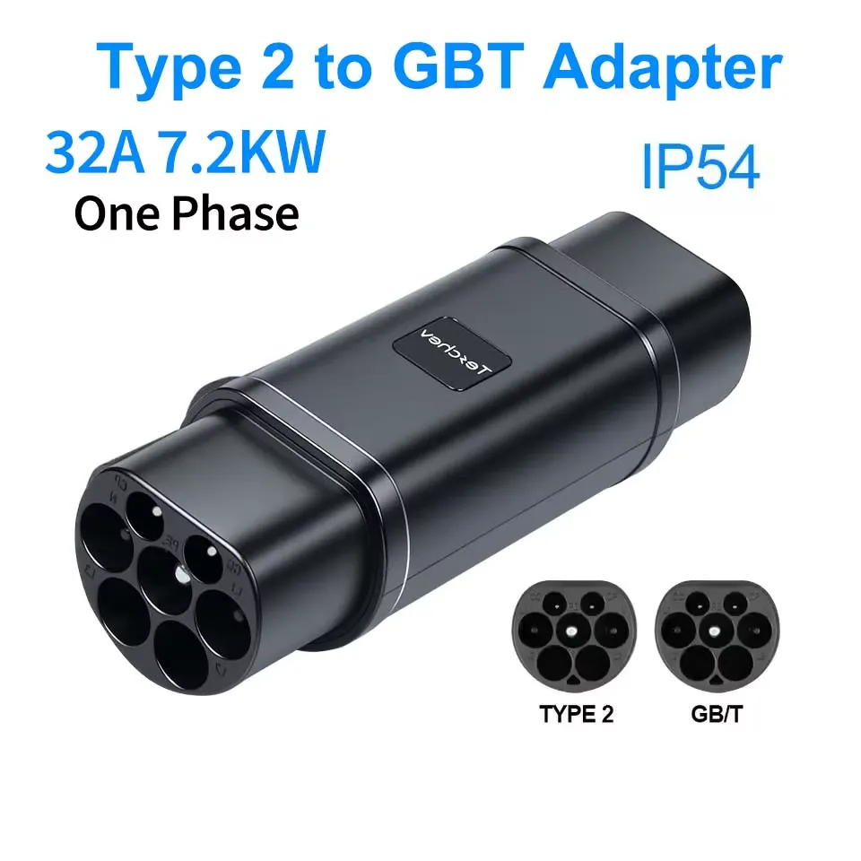 Type 2 to GBT 3phase adapter One Year Warranty