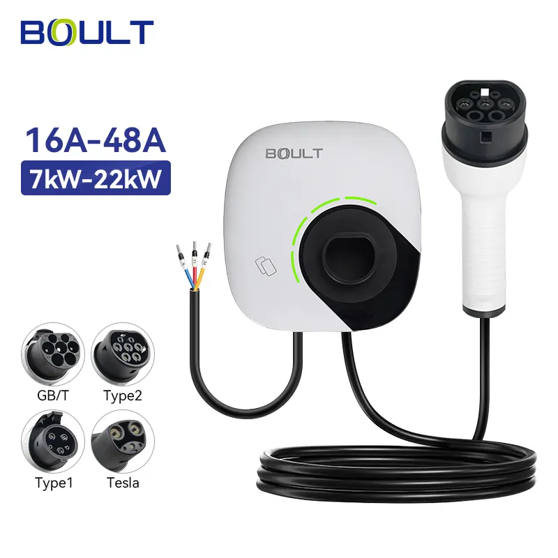 Boult WP21 wallbox EV Charger Three Phase 22KW Type 2 One Year Warranty